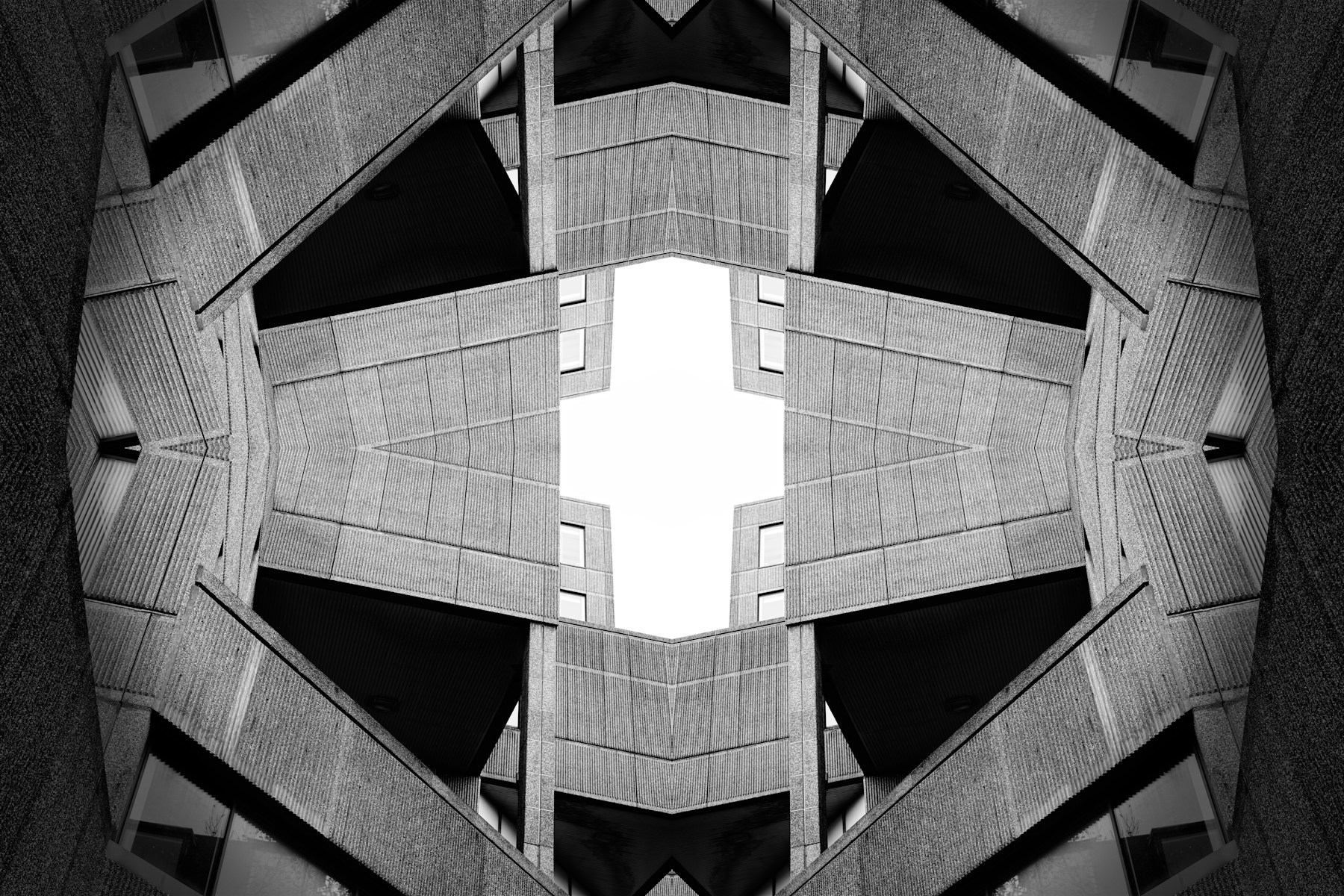 Concrete facade